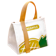 超萌Q便當袋 牛津布+鋁箔內襯 保溫保鮮 鋁箔加厚 輕鬆攜帶, 白色, 10個