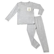 baa baa sheepz 抱抱羊 cute系列居家睡衣，上衣 + 褲子，6-12個月, 6~12個月, 灰色