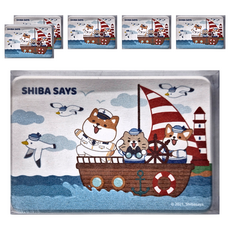 收納王妃 柴語錄 海軍珪藻土皂墊 橫 12 x 8 x 0.9cm, 出航中, 6個