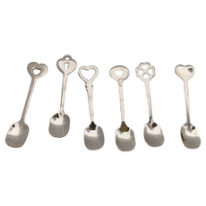GUZZINI LOVE 愛心小茶匙6件組, GU8407-6P, 1組