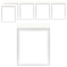 b010夾鏈袋, 8 x 12cm, 100入, 6包