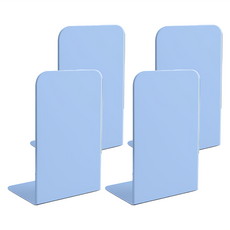 PACK 金屬L型書架 21 x 13.5 x 9cm 550g, 4個, 冰藍色