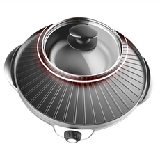 SOnGEn 松井 日月鴛鴦圍爐鍋 KR-135HS 多功能電煮鍋, 1個