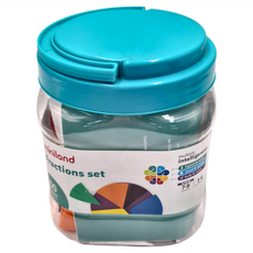 Miniland 分數概念60件學習組, 1組, 單一顏色