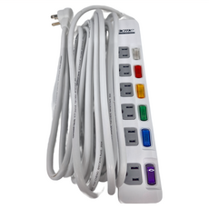 Acme 6切6插3P安全延長線, 防火耐熱機身, 6.3m, SH9004, 1個