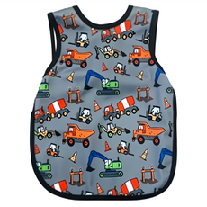BAPRON BABY 圍兜 36公分 x 29.5公分 工程車, 工程車車, 1件, 1件
