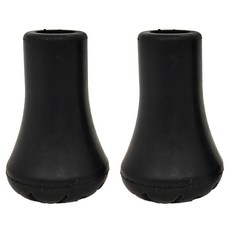 DIBOTE 迪伯特 止滑杖頭 登山杖專用配件 17g, 45 x 27mm, 黑色, 2個