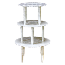 SaNNeNg 三能 3層塑膠蛋糕塔 SN4462, 1組