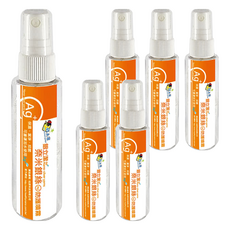 銀立潔 奈米銀絲抑菌噴霧, 60cc, 6瓶