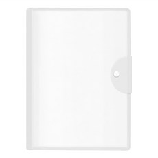 E.dot A3平放收納冊/資料夾/文件夾, 白色, 1個