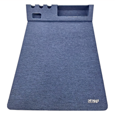 atake 簡約風多功能滑鼠墊 附手機筆架, 藍色, 1個