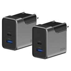 FUTURE LAB. 未來實驗室 Gox Speed X PD65W 2孔可折疊式電源供應器, 2個, 灰色