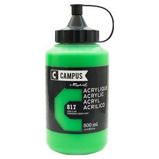 CAMPUS 康普思 壓克力顏料 N131761 817 永固淺綠, 500ml, 1色