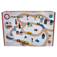 Mentari 城鎮火車軌道組，3歲以上, 1盒, Multicolor, ‎82.5 x 10.5 x 80cm