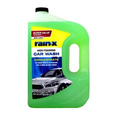 Rain-X 潤克斯 高泡沫濃縮洗車精 適用於所有車輛表面 生物可分解, 2.95L, 1桶