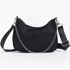 Jubello 女性 Ethlin 新月包 黑色