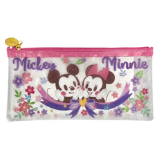 Disney 迪士尼 櫻花網狀文件收納袋, 米奇米妮, 3個