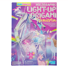 4M 亮燈摺紙獨角獸, 全息發光, 6種顏色, 6色, 1個