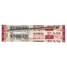 ZEBRA 斑馬牌 原子筆替芯 紅色 4C-0.7芯, 10支