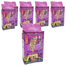 二林鎮農會 紅薏仁粒 450g 台灣特產, 6包