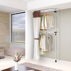 GAHWA HOME SYS. 經典雙層單簾衣架, 混和顏色