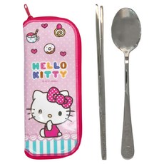 LiLFANT 全不鏽鋼湯筷 不鏽鋼304材質, 凱蒂貓, 單件, 1組