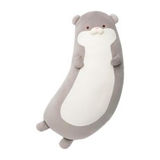 萌布朗 療癒系 極度歪腰抱枕, 75 x 35 x 18cm, 倉鼠