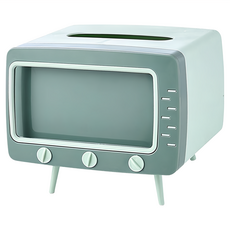 半島良品 電視造型面紙盒, 草墨綠, 1個