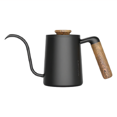 AIRFLOW 沖煮師手沖壺, 300ML, 304不鏽鋼, 真心黑色, 1個