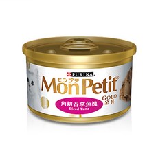 MonPetit 貓倍麗 金罐, 角切鮮鮪魚, 85g, 1組
