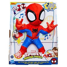 Hasbro 孩之寶 Marvel 漫威 SPIDEY AND HIS AMAZING FRIENDS 蜘蛛人與他的神奇朋友們 Dance 'N Crawl 娃娃, 蜘蛛俠, 1個