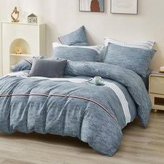 J-bedtime 床寢時光 台灣製絲柔棉雙人被套 P6931M