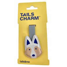 tails&me 尾巴與我 專屬配件 項鍊 德國牧羊 動物友善皮革 附贈皮革掛帶隨興吊掛, 均碼, 亮灰色, 1個