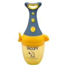 PEANUTS 史努比 嬰兒食物咬咬棒, 小魚 藍黃色, 1個