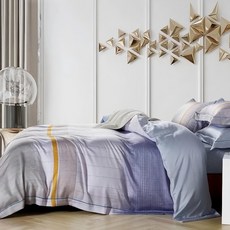 貝淇小舖 40支100%純天絲TENCEL 床包四件式全鋪棉組