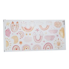 jb design 童趣風壁貼 br63986 80g, 雲朵彩虹