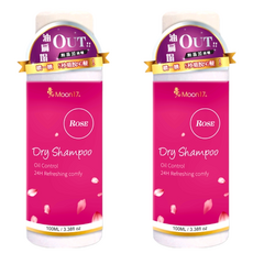 Moon17 夢17 乾洗髮噴霧 忘憂玫瑰, 控油, 24H清爽舒適, 100ml, 2瓶
