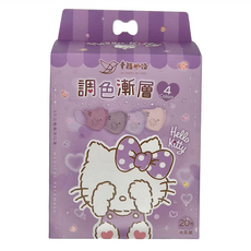 明基健康生活 幸福物語 HelloKitty成人立體口罩 13 x 11.5cm 20個, 冷系紫, 20片, 1盒