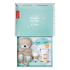 費雪安撫玩樂套裝禮盒, 適用於0歲以上，咖啡杯和眼罩只供成人使用, 不適用