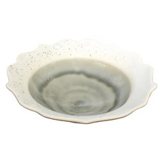 美濃燒 石目灰釉小缽, 日本製, 寬14cm 高4cm 滿水容量100mL 陶瓷, 混合顏色, 1個