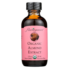 Flavorganics 有機杏仁精 59ml, 食品風味添加，含苦杏仁油，甜杏仁油，USDA有機認證，無麩質, 1瓶