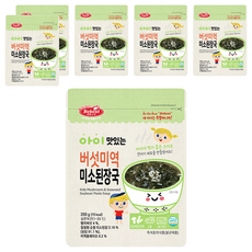 Bebest 即食料理包 蘑菇海帶大醬湯口味, 200g, 6包