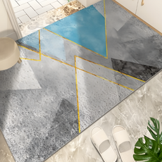 玄關絲圈地墊 金山墨意, 加大(120 x 80cm)