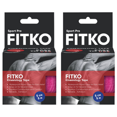FITKO 飛客 肌力貼 運動型升級款 5cm x 5m, 1捲, 2盒