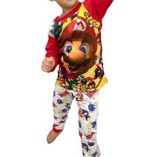 愛北鼻 兒童薄長袖套裝 柔軟透氣 台灣製造 1入