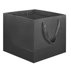 黑卡紙袋 銅紙板材質, 黑色, 10個