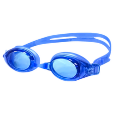SUCCESS 成功 快調平面光學泳鏡 舒適貼合 清晰視野 游泳必備, 藍色, 1個