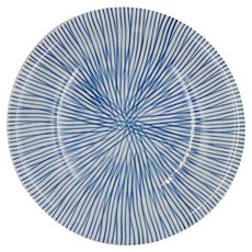 Saikai 西海陶器 波佐見燒 十草紋點心碟, 日本產, 260g, 尺寸 17 x 3 cm, S043052017, 1個