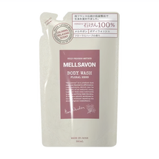 MELLSAVON MELLSAVON 沐浴露補充包 花香, 380ml, 1包