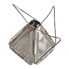 折疊濾架, 展開12*10CM, 收納16.5*15CM/145G, 架身-430不銹鋼/腳-201不銹鋼, 1個